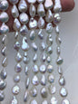 AAA 10-11mm White Drop Coin freshwater pearls,diy bead,flat round pearl bead,COIN12-2A-2-6