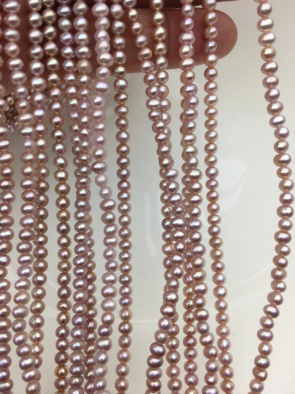 AAA 3.5mm light purple potato freshwater pearls,seed lavender pearl,diy pearl,CR3-T4