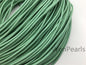 1.5mm,2mm Light Green Leather Cord,1 yard,5 yards,10 yards,round leather cord,DIY leather cord,LC2-114