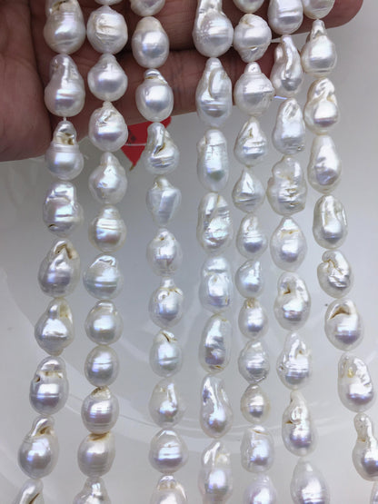 15.5'' AA 9-11mm white flame ball pearl,FL15-2A-5-73