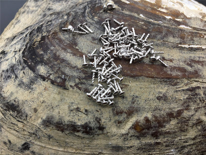 10pcs 2.5mm diameter head Sterling Silver head pins 20 gauge, silver finding, ASL-PN-001