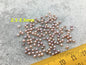 AAA 2.3-2.5mm purple round seed freshwater pearls,half hole,tiny pearl supply,good quality,no hole,through hole,RP2-3A-4