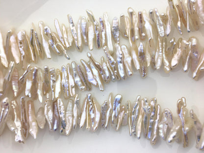 AAA/AA+ 4-7mm Small Keshi Toothpick freshwater pearls,ZS-80-26