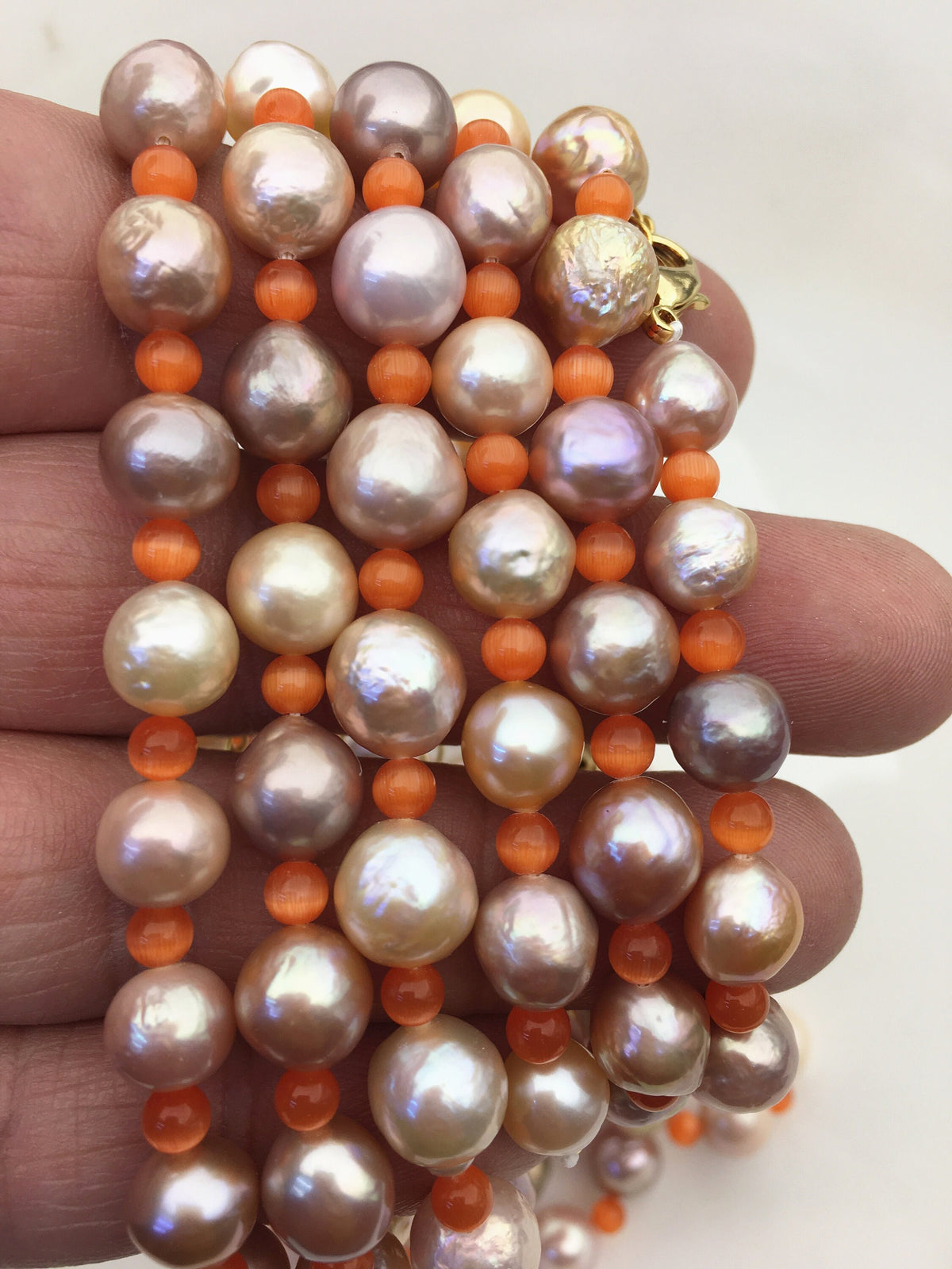 1pc 7'' AA+ 7-9mm mix pearl Bracelet,B8-T6-4