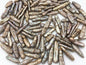 10pcs AA 5-7mm brown Biwa Freshwater loose Pearls,center drill hole,ZS-104-8