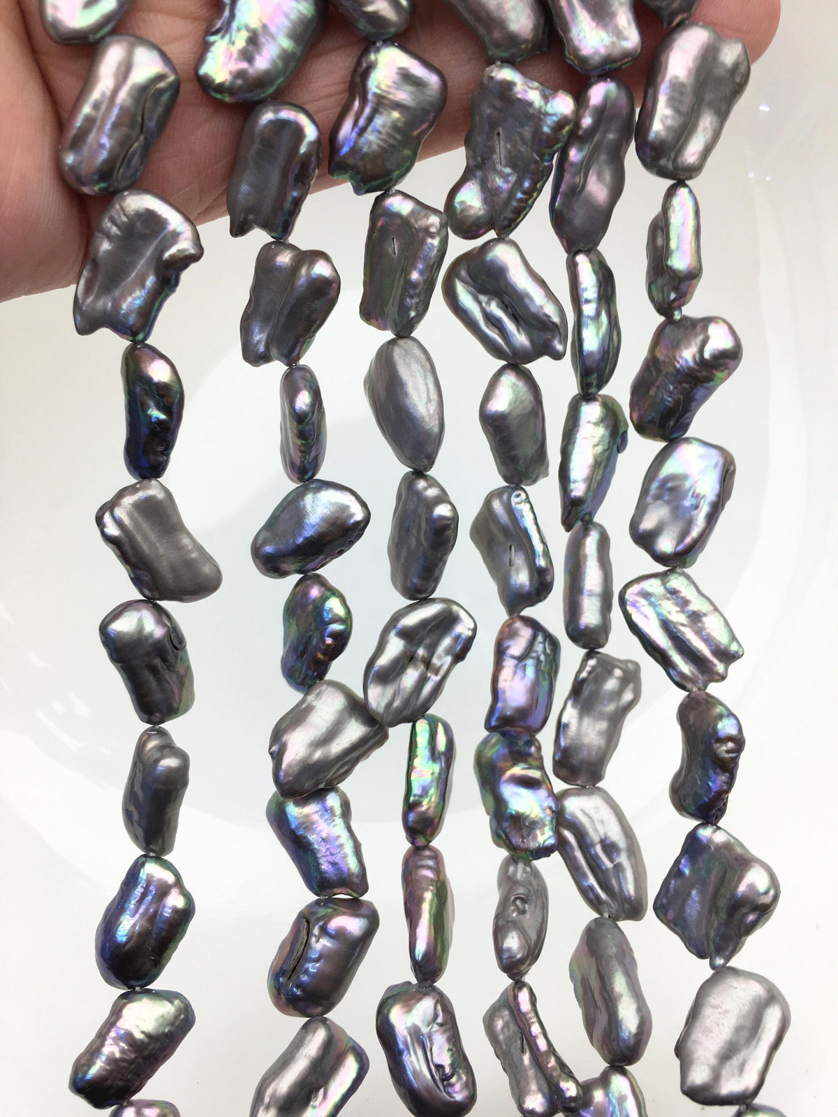 30% OFF AAA Gray Biwa keshi Freshwater Pearl,Loose Freshwater Pearl,ZS-200-86
