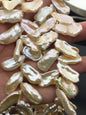 AAA 10-12x22-25mm Pink Keshi Pearls,high luster,good quality,wholesale price,baroque pearl,keshi pearl strands,ZS-129-53