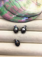 1pc AAA 8-9mm Black HandMade Carved Skull Freshwater Pearl Beads For necklace pendant earrings,DIY pearl,NC1-012-5