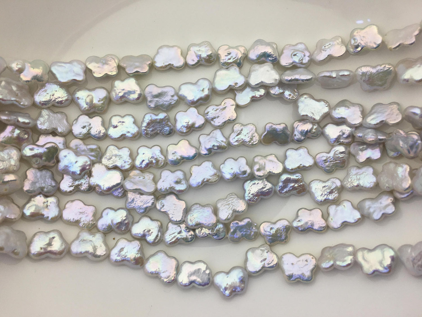 AAA 9-11mm White Butterfly Pearl,Freshwater pearl Butterfly, for your design,Cultured Pearls Maggie Designs,ZS-119-16