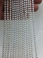 AAA 3.5-4mm* 3-5mm white oval rice pearls,full strand,genuine pearl,Cultured pearl,diy pearl beads,LR3-3A-34