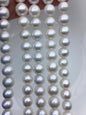 AA 10-12mm white round Edison Freshwater Pearl,ED10-2A-2-10
