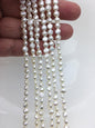 AAA+ 5-6mm Tiny white nugget freshwater pearls,irregular nugget freshwater pearl strand,cheap price,LM5-3A-11