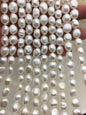 AAA 9.4-10.5mm white nugget freshwater pearls,LM10-3A-2