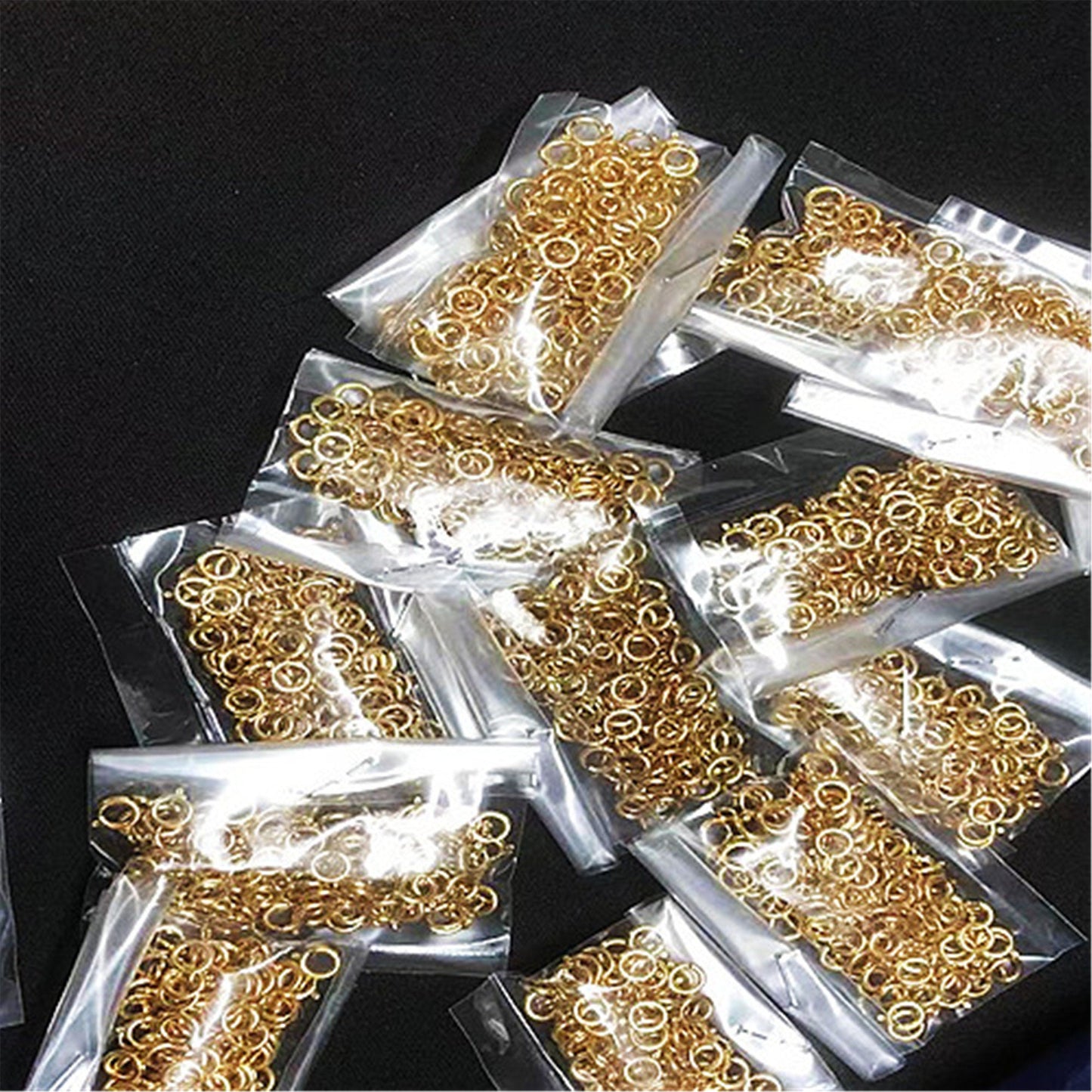 5pcs 14k goldfilled 5mm spring ring with closed ring,AGF-CL-001
