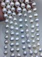 AA+ 11-12mm white baroque near round Edison Freshwater Pearl,ED12-2A-5-17