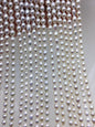 AAA 4.5-5mm white rice freshwater pearls,Cultured white rice freshwater pearls beads strand,Valentine's Day gift,LR4-T9