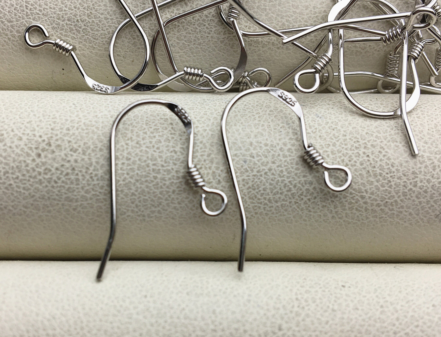 5 pairs 9x15mm Silver/Gold S925 sterling silver Fish Earring Hooks French Wire Hooks Hypo-allergenic Jewelry Findings,ASL-ER-002