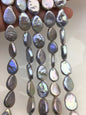 AA 13-14mm Gray Drop Coin freshwater pearls,diy bead,flat round pearl bead,ZS-T49