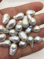 50pcs AAA/AA+ 10-13mm white baroque Edison Freshwater Pearl,no hole,ED12-2A-4-8