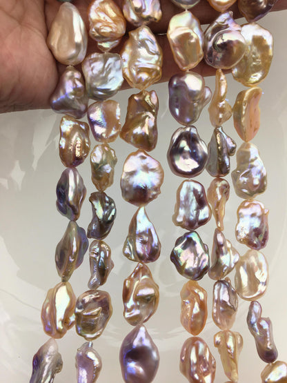 AAA 13-15mm natural mix color keshi Freshwater Pearl,DIY Loose Freshwater Pearl,wholesale price,china wholesale pearl,ZS-200-121-2
