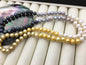 26inches AA+ 7mm near round misc color freshwater pearl Necklace,NPN1-093