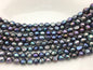 AA 10.4-11.4mm deep blue nugget freshwater pearls,Cultured pearl,Christmas pearl necklace,gray baroque pearl,LM11-2A-21