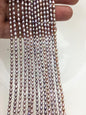 AA+ 3-3.5mm*4-5mm purple rice pearls,oval loose pearl beads,diy pearl,genuine pearl,Cultured pearl,diy pearl beads,LR3-T6