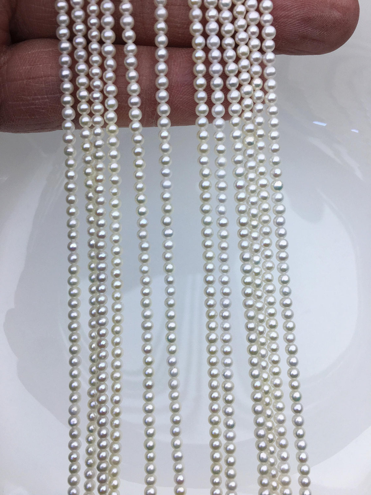 AAA 2.5-2.7mm white round seed freshwater pearls,Valentine's Day gift,for pearl necklace,loose freshwater pearl,RP2-3A-13