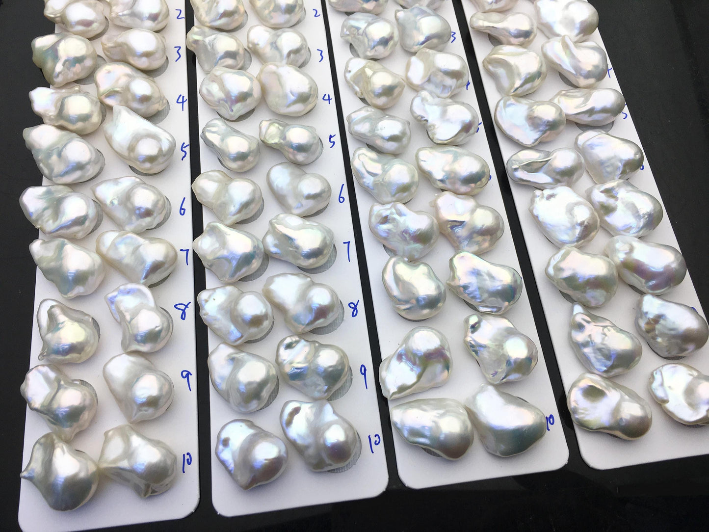 1 pair AAA 15-18x20-27mm White Flame ball Pearl Pairs - large Baroque freshwater pearl pairs,Fire Ball Pearl,FL15-3A-8-32