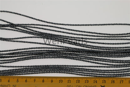 Hematite,2mm Faceted Round,AAA,200pcs,15.5 inches,G50-R2-001