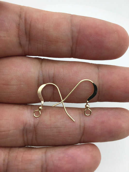 2 pairs 10x20mm 14k goldfilled Simple Dangle Earrings, 0.6mm diameter, DIY earrings jewelry,AGF-ER-006