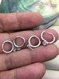Heavy high quality S925 Sterling Sliver clip earrings,925 solid silver earwires , for dangle earrings,DIY,wholesale,ASL-ER-001