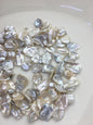 92pcs AAA/AA+ 11-14mm keshi freshwater pearls,top side hole,ZS-127-T3