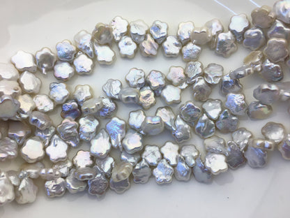 AA+ 11-13mm White plum blossom Freshwater Pearl,ZS-119-28