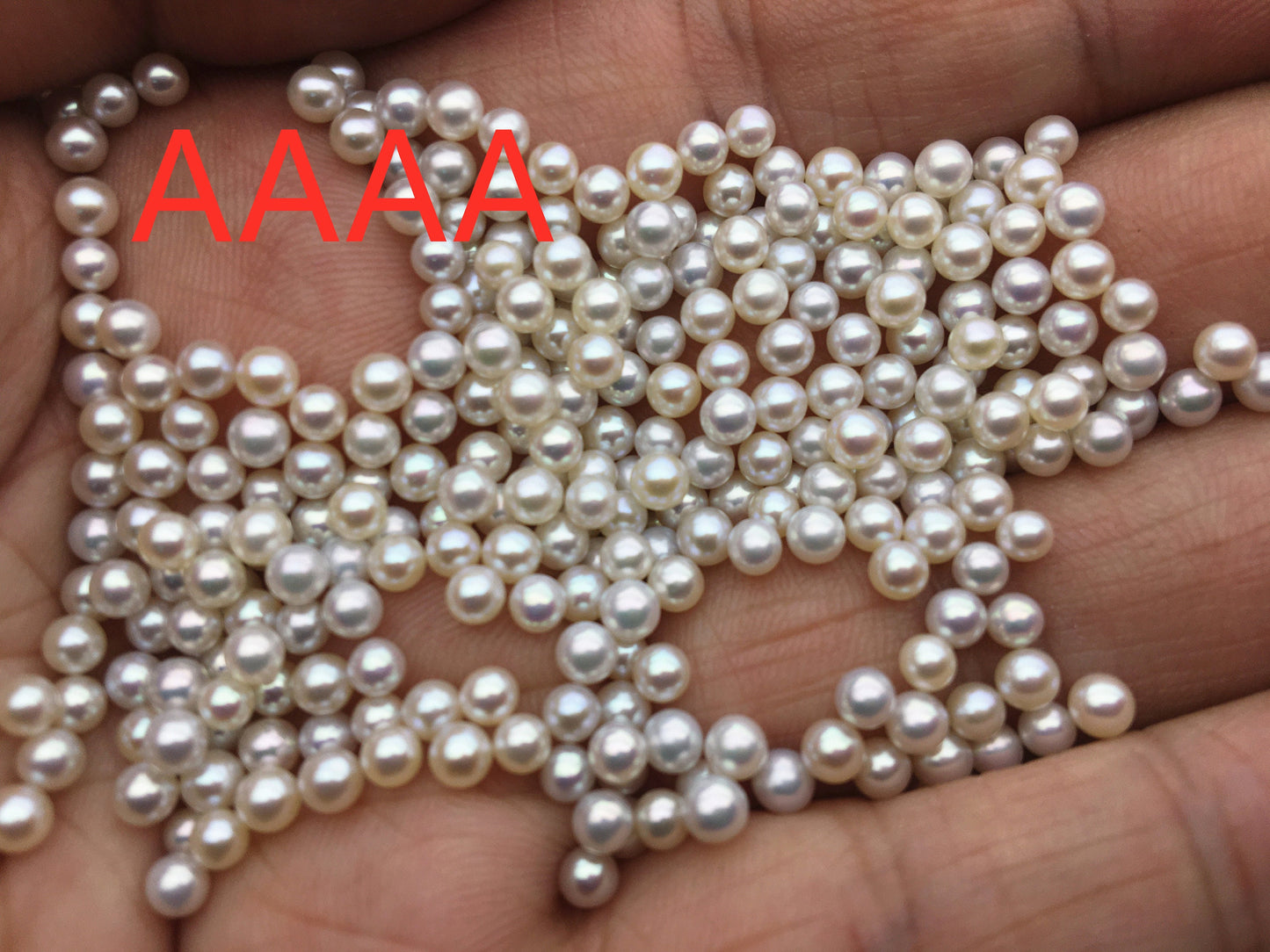 10pcs AAAA 3-3.5mm ROUND seed pearl bead,tiny pearls,white freshwater round loose pearl wholesale,no hole,half drilled,RP3-4A-1