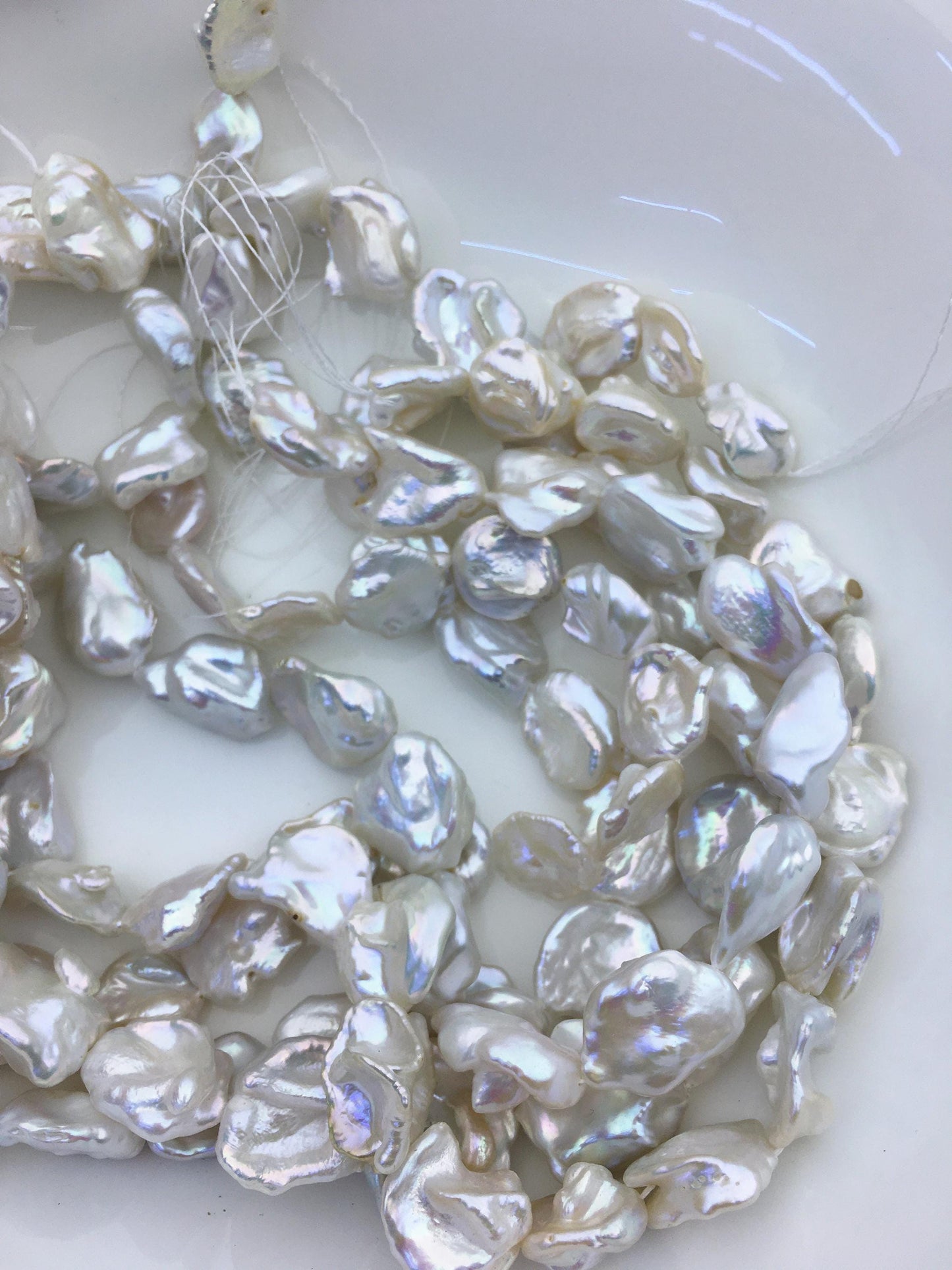 AA+ 14-17mm white keshi Freshwater Pearl,DIY Loose Freshwater Pearl,wholesale price,china wholesale pearl,ZS-200-88