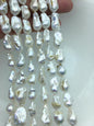 15.5'' A 9-11mm white flame ball pearl,FL15-2A-5-79