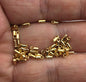 50pcs 1.5mm hole round leather cord bracelet necklace lobster clasp,copper palted 18k gold, AAL-003-13