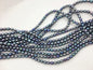 AAA 4-4.5mm black blue rice freshwater pearls,LR4-3A-45