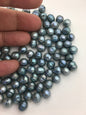 30pcs AA 8.3-9mm blue potato freshwater pearls,CR8-T3
