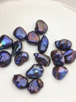 16pcs AAA 13-20mm Big black blue rainbow baroque Pearl - no hole,FL15-T4-21
