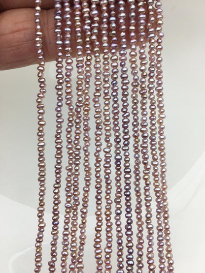 AAA 2-2.2mm purple seed potato freshwater pearls,seed pearl,small size pearls bead wholesale,Wedding,Love,Happiness,birthday,CR2-T1