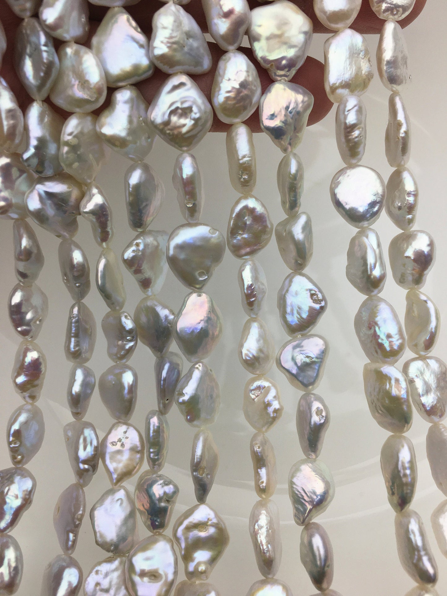 High Luster!AAA 8-11mm white keshi Freshwater Pearl,DIY Loose Freshwater Pearl,ZS-200-25