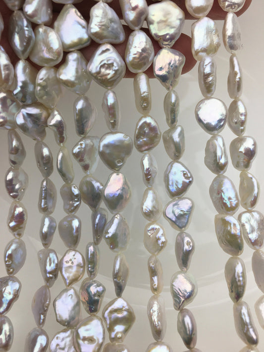 High Luster!AAA 8-11mm white keshi Freshwater Pearl,DIY Loose Freshwater Pearl,ZS-200-25