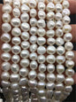 AAA 9-10mm white nugget freshwater pearls,bridesmaids,destination wedding pearl,beach theme wedding,LM9-3A-6