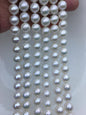 AA+ 9-11mm white round freshwater pearls,white pearl necklace,mother day pearl gift,RP10-2A-5
