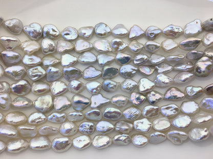 High Luster!AAA 8-11mm white keshi Freshwater Pearl,DIY Loose Freshwater Pearl,ZS-200-25