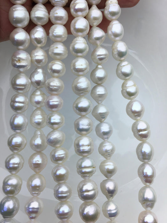 AA+ 9.5-12mm white big button round Edison Freshwater Pearl,ED12-2A-5-5