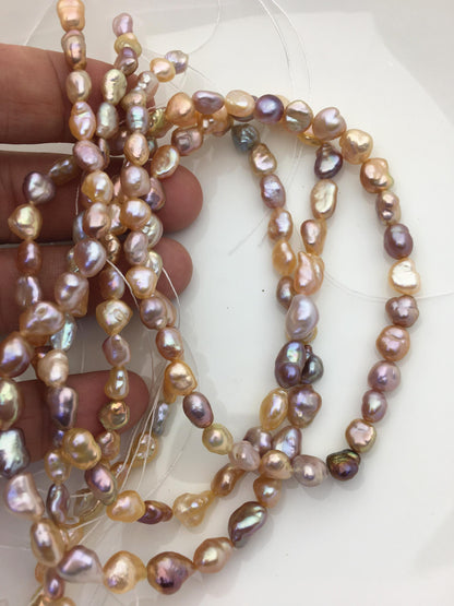 AAA 6-8mm mix color keshi Freshwater Pearl,DIY Loose Freshwater Pearl,wholesale price,china wholesale pearl,ZS-200-16