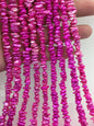 AAA 5-6mm red Keshi pearls,Center drilled,ZS-128-36